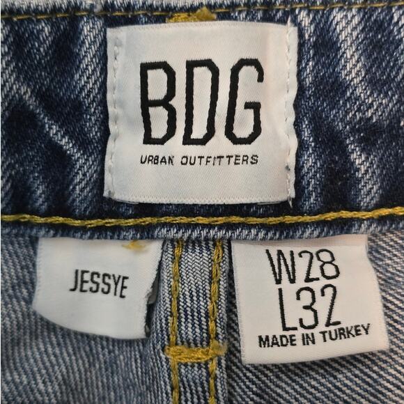 BDG Urban Outfitters Jessye Button Up Boheimian Two Tone Women's Jeans 28 - Picture 6 of 7